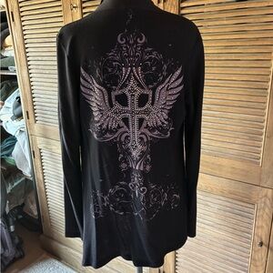 Katydid Charcoal Long Sleeve Top